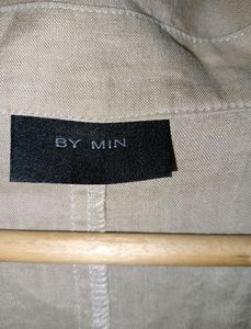 Imported Beige Lightweight Trench Coat