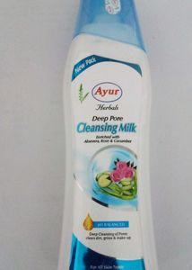 Sealed Packed Cleansing Milk By Ayur.