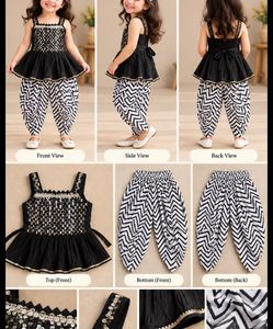 Elegant Sequined Black Kurta Set