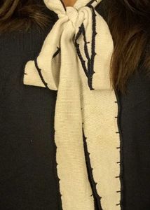 Chic Navy Top with Bow Detail