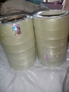 12 - Pieces - 1 Inch - 65 Meters Transparent Tape