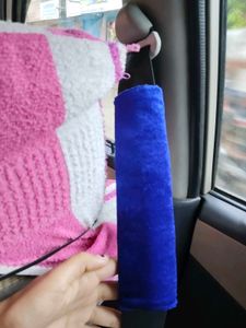 Blue Velvet Bone Pillows - Set of 2