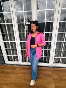 Hot Pink Oversized Shirt