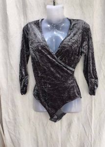 I. Velvet Wrap Bodysuit