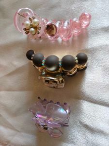Set of 3 Hair Claw Clips
