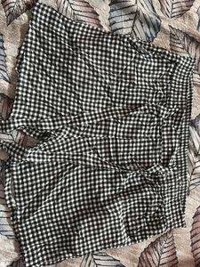 Gingham Print Shorts