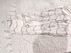 elegant 3 pc dress with beautiful thread wark