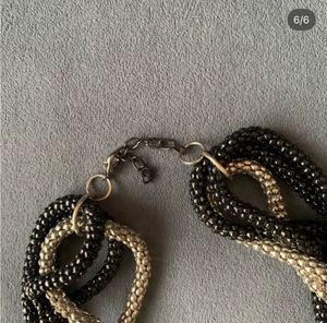 Chunky Braided Beaded Necklace