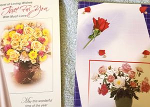 Very old unused New year greeting cards