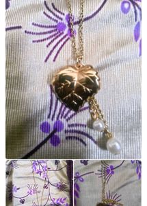 Gold Bow Necklace Stainless Steel