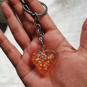 Heart-Shaped Keychain