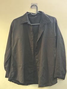 Classic Black Button-Up Shirt