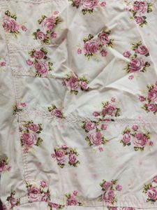 Floral Print Cropped Pants