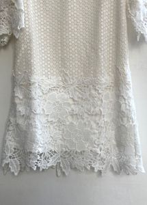 The Label Life Crochet White Lace Dress