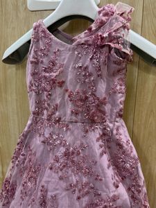 Sparkling Lavender Gown for Girls
