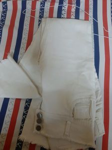 Women's White Skinny Look Bleached Stretchable Jeans