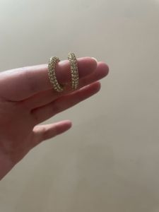 Elinor Jewels- Hoop Sparkle Earrings ✧