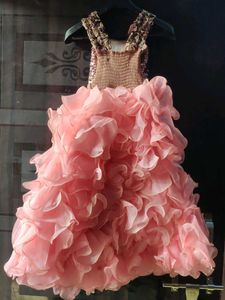 Sparkling Pink Ruffle Dress💃 n girls shoes in com