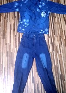 Boys' Denim Shirt & Jeans Set