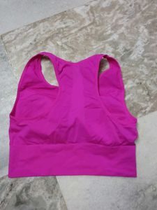 Vibrant Pink Sports Bra