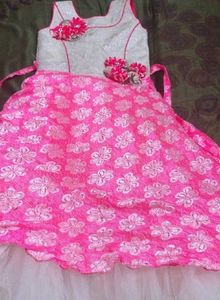 Beautiful Pink Floral Dress