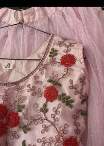 Beautiful Pink Embroidered Lehenga Choli