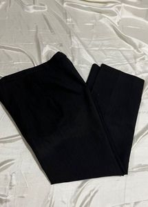 Classic Black Pinstripe Trousers