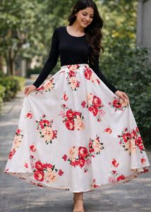 Floral Print Skirt