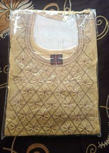 Clever Girl Embroidered Kurti - Size L