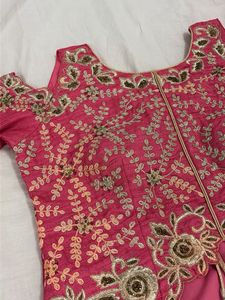 3 Piece Pink Wedding Lehenga