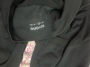 savana Black Athleisure Leggings