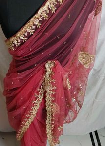 zardozi 💯 net saree very beautiful 😍
