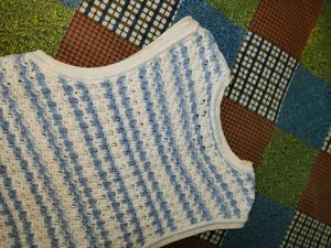Striped Knit Vest