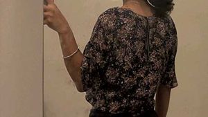 Floral Print Zip Front Top