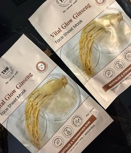 TNW Vital Glow Ginseng Face Sheet Masks (2 Pcs)