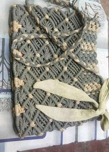 This handmade  Korean macrame handbag 👜