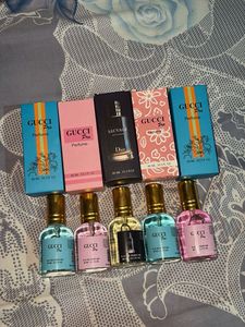 Set of 5 Perfumes - Gucci & Dior Inspired