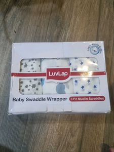 LuvLap Baby Swaddles - 3 Pack  unused