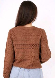 Must-Have Brown Knit Cardigan | ₹499