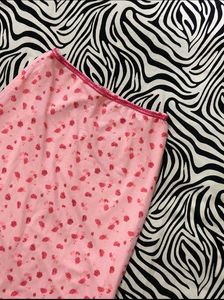 Pink Floral Mini Skirt