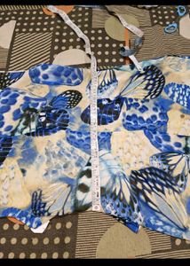 Butterfly Print Midi Dress