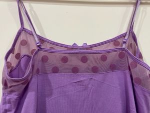 Vintage GAP Body Purple Polka Dot Cami