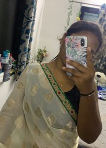 Beautiful Border Saree💫