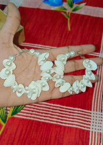Boho Seashell & Pearl Hoop Earrings