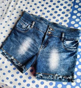 Stylish Blue Denim Shorts