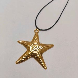 Boho Starfish Pendant Necklace
