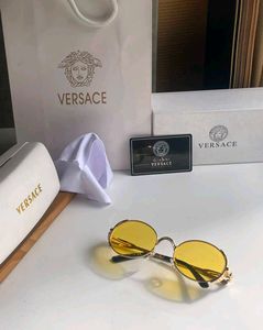 Versace Round Yellow Lens Sunglasses FOR UNISEX