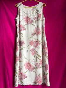 Y2K Floral Print Sleeveless Midi Dress