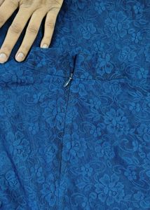 Navy blue Lace top