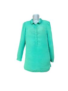 Long Shirt Sea green Top